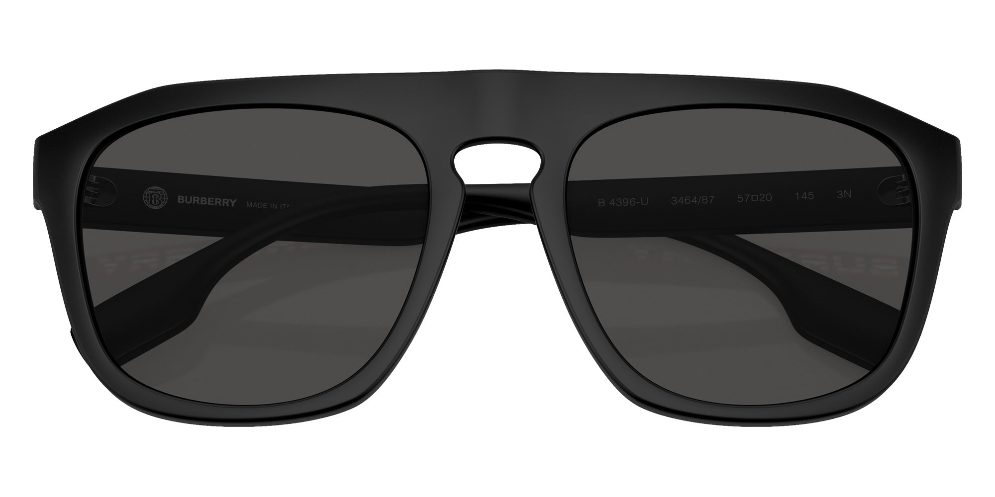 BURBERRY BE4396U Wren 346487 57 - Matte Black #id:be4396u346487_s:100100
