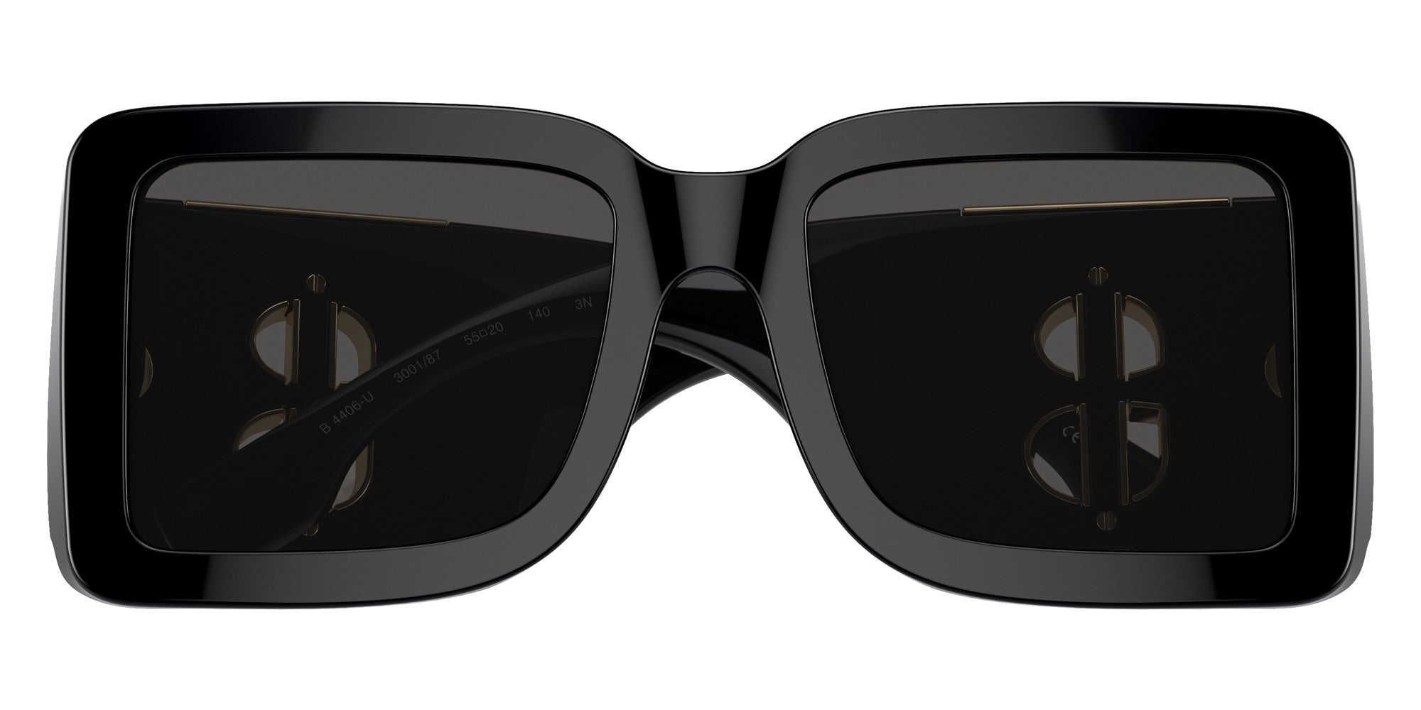 Burberry BE4406U 300187 55 - Black / Dark Gray #id:be4406u300187_s:100120