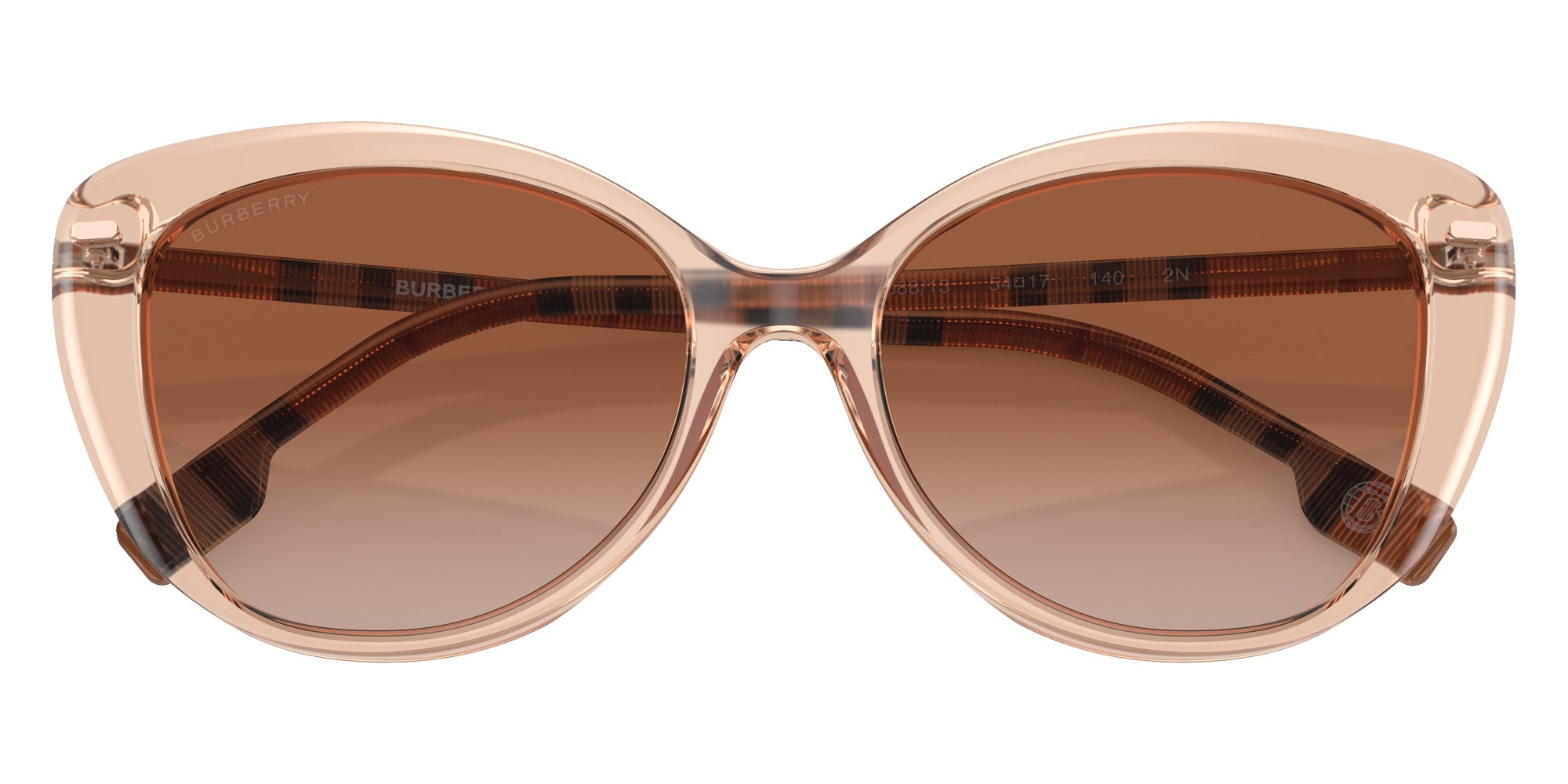 Burberry BE4407 408813 54 - Peach / Brown Gradient #id:be4407408813_s:102120