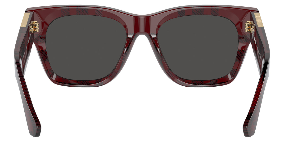 BURBERRY BE4424F 411587 52 - Check Red / Dark Gray #id:be4424f411587_s:100115