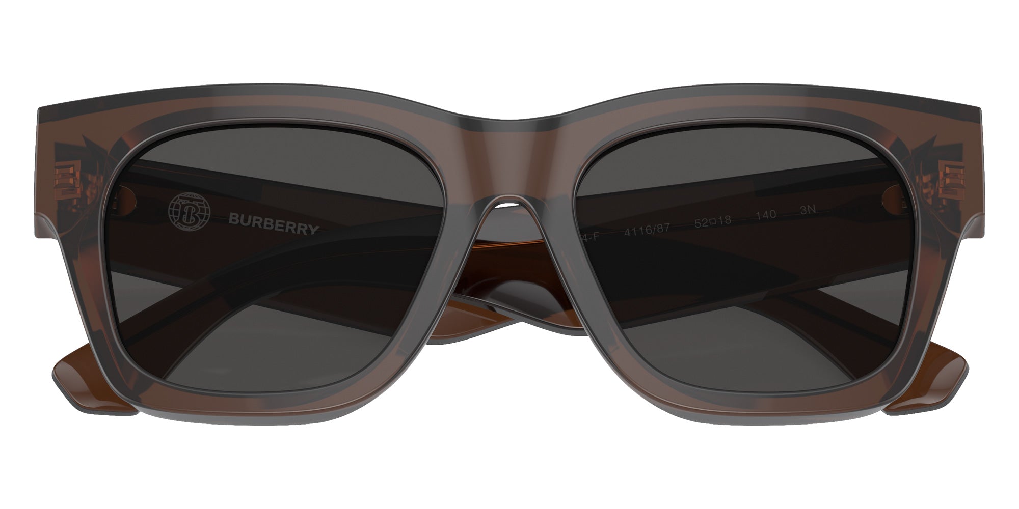 Burberry BE4424F 411687 52 - Brown / Dark Gray #id:be4424f411687_s:100120