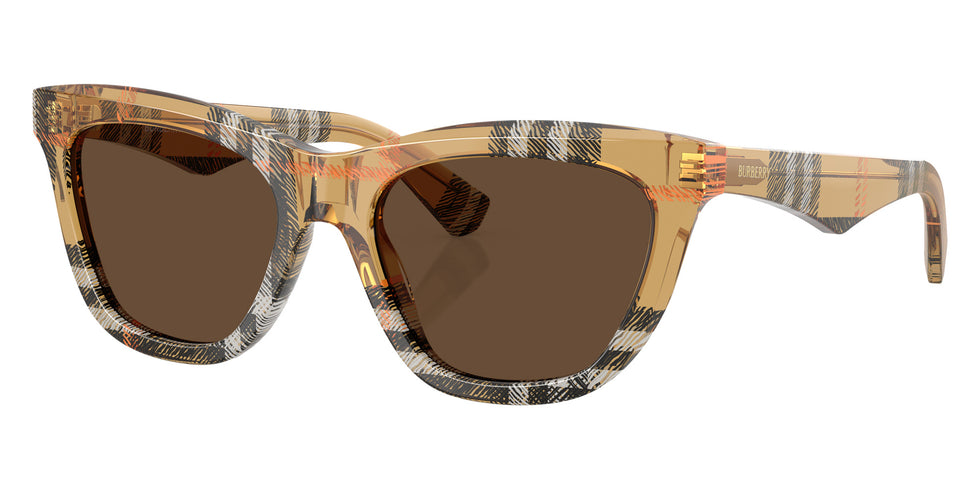 Burberry BE4435F 414673 53 - Check Sand / Dark Brown #id:be4435f414673_s:100105