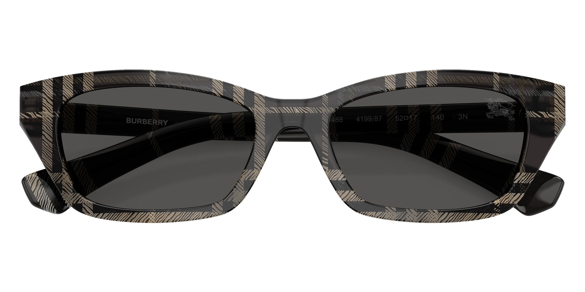 BURBERRY BE4488 419987 52 - Check Gray #id:be4488419987_s:102100