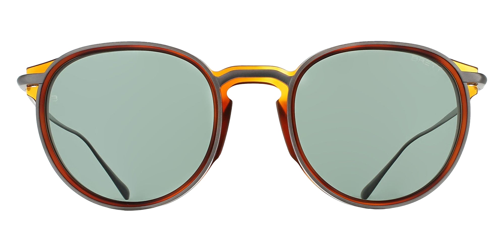 BRETT EDDIE SUN C09 49 - Yellow Tortoise/Silver #id:brteddiesunc09st_s:104100