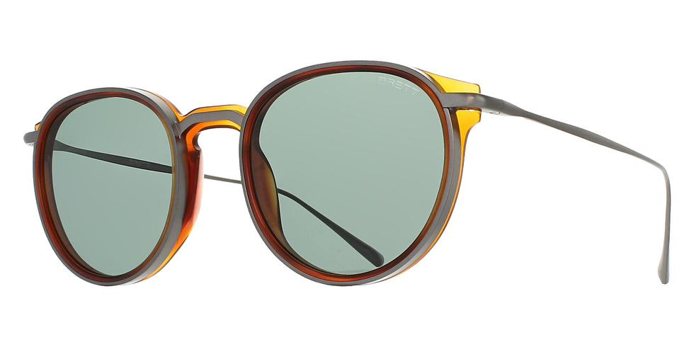 BRETT EDDIE SUN C09 49 - Yellow Tortoise/Silver #id:brteddiesunc09st_s:104105