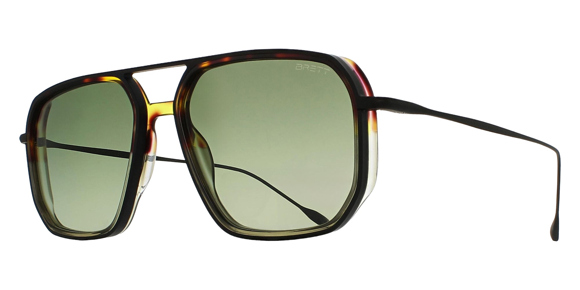 BRETT JARNO SUN C13 56 - Green/Black Faded Tortoise #id:brtjarnosunc13st_s:104105