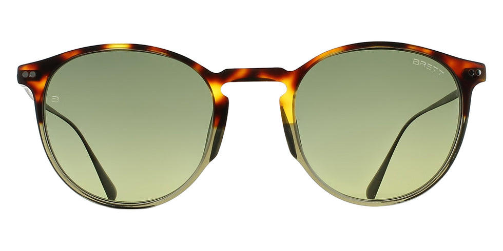 BRETT MILES SUN C13 49 - Green Gradient Tortoise/Silver #id:brtmilessunc13st_s:108100
