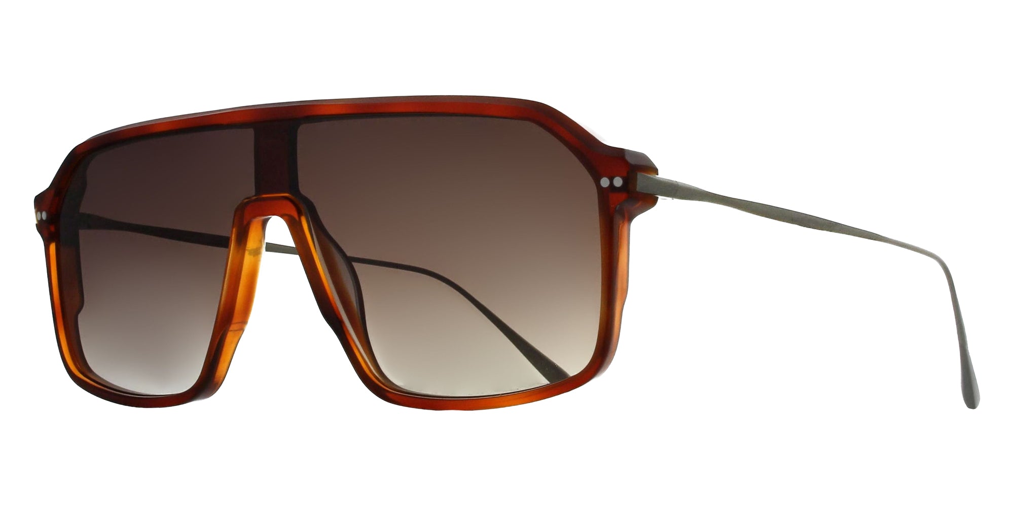 BRETT THE DUKE SUN C09 150 - Yellow Tortoise/Silver #id:brtthedukesunc09st_s:102105