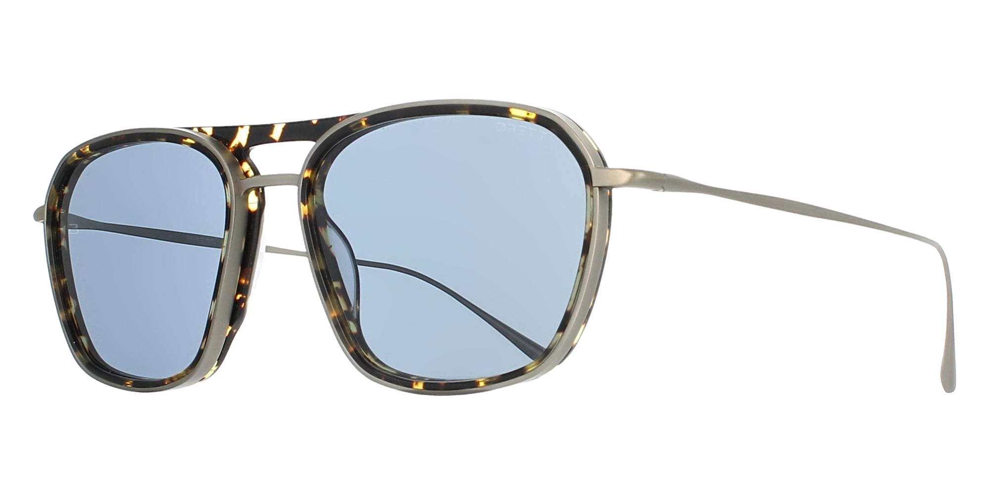 BRETT WYATT SUN C09 57 - Yellow Tortoise/Silver #id:brtwyattsunc09st_s:100105