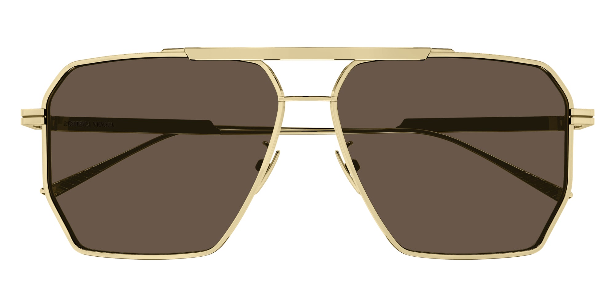 Bottega Veneta BV1012S 003 60 - Gold / Brown #id:bv1012s003_s:100100