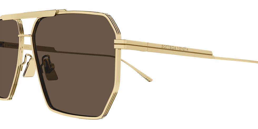 Bottega Veneta BV1012S 003 60 - Gold / Brown #id:bv1012s003_s:100110