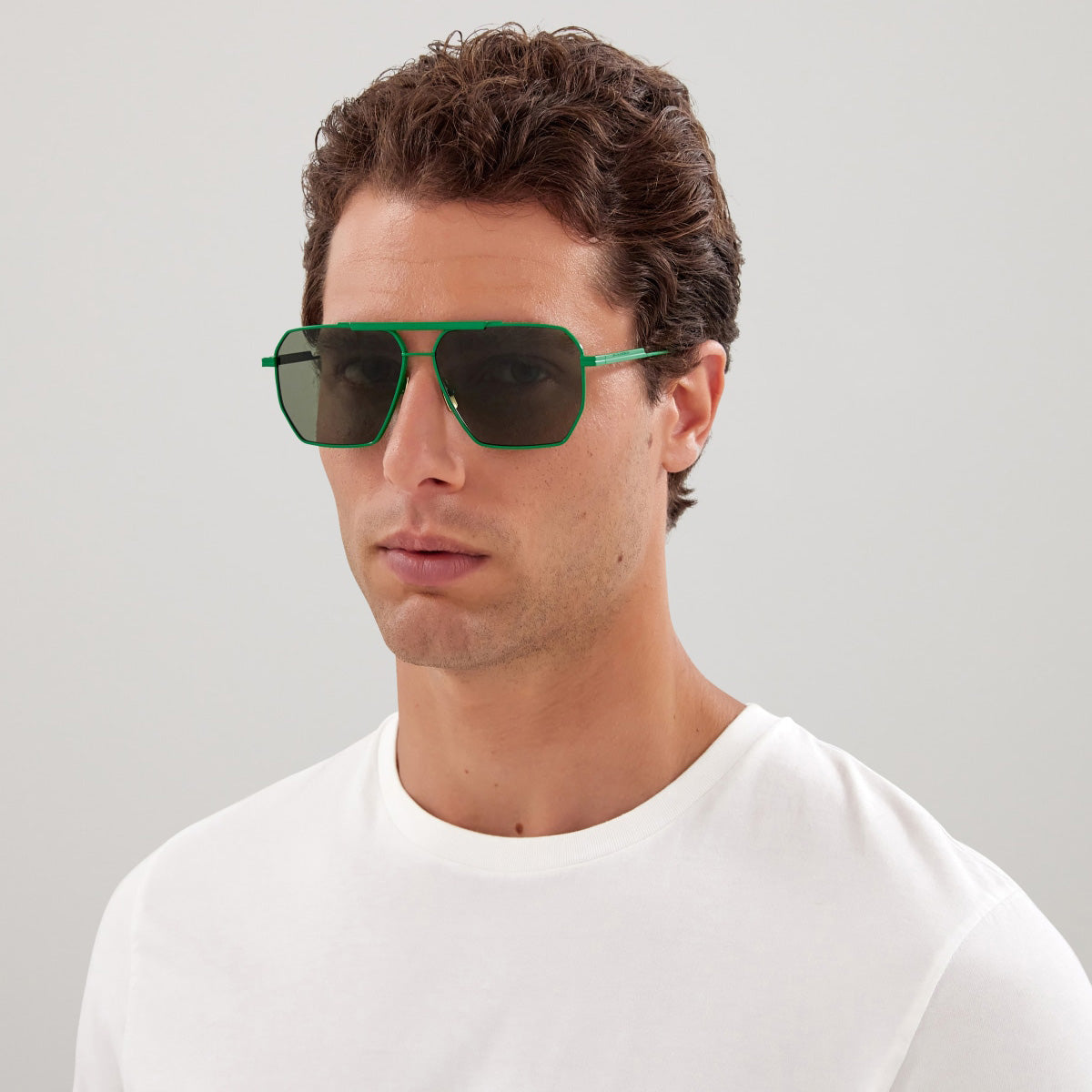 Bottega Veneta BV1012S 006 60 - Green / Green #id:bv1012s006_s:102115