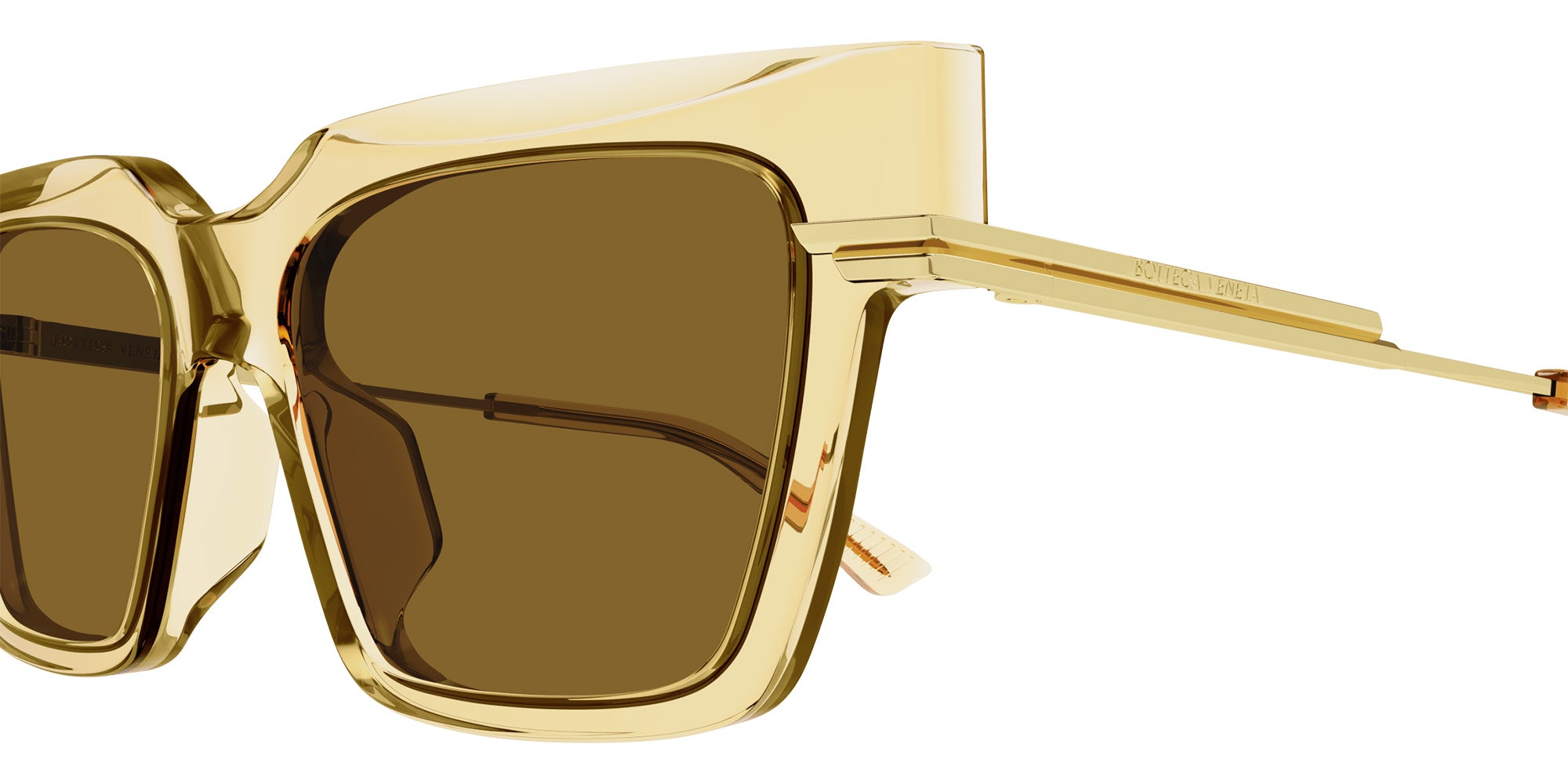 Bottega Veneta BV1242S 004 53 - Yellow/Gold / Yellow #id:bv1242s004_s:100110