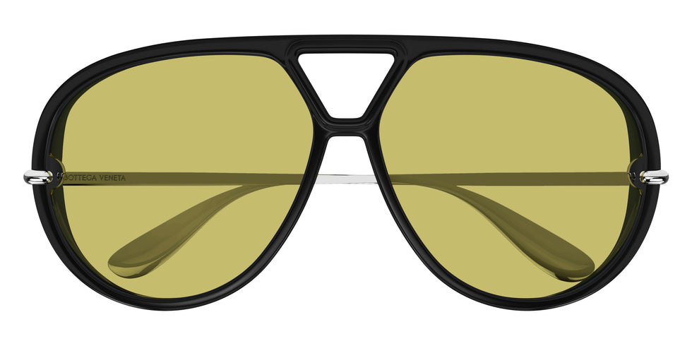 Bottega Veneta BV1274S 002 63 - Black/Silver / Yellow #id:bv1274s002_s:100100