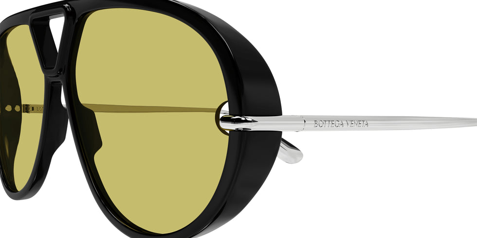 Bottega Veneta BV1274S 002 63 - Black/Silver / Yellow #id:bv1274s002_s:100110