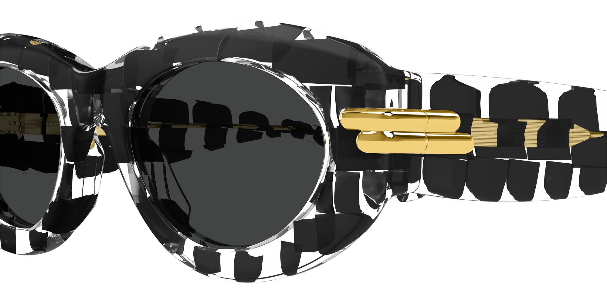 Bottega Veneta BV1322S 005 51 - Black / Gray #id:bv1322s005_s:100110