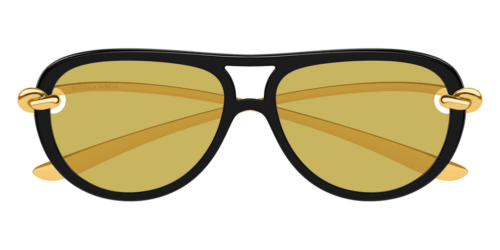 Bottega Veneta BV1418S 001 58 - Black/Gold / Yellow #id:bv1418s001_s:100100