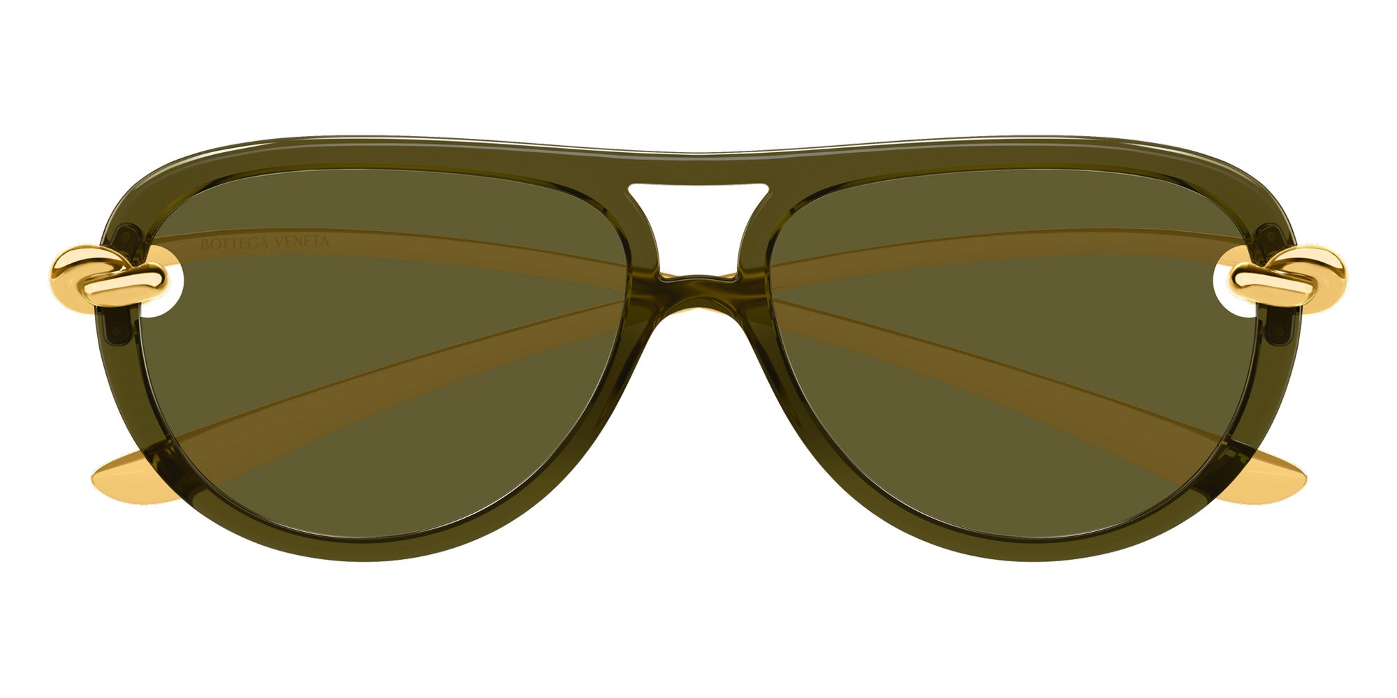 Bottega Veneta BV1418S 003 58 - Green/Gold / Green #id:bv1418s003_s:102100