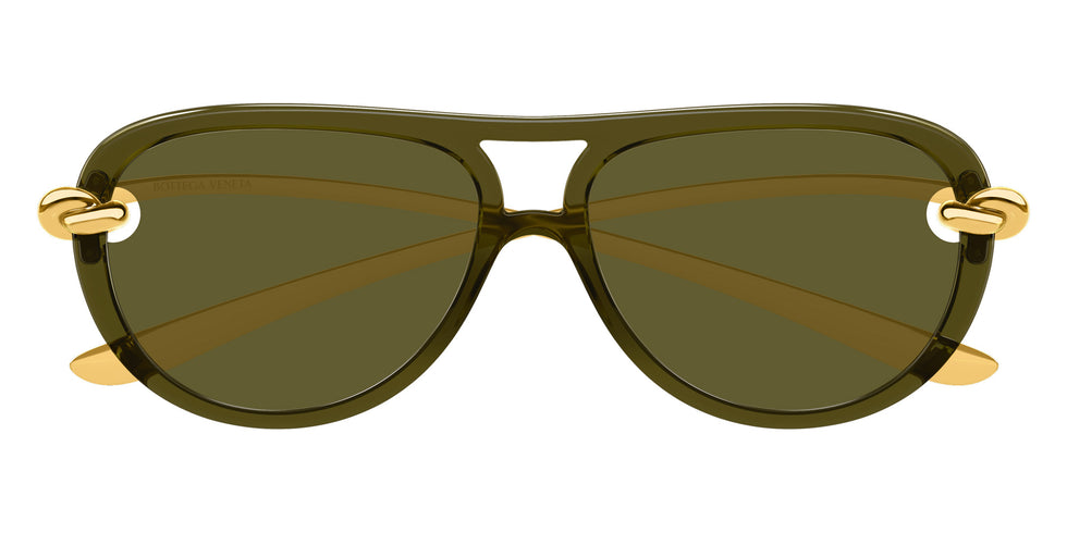 Bottega Veneta BV1418S 003 58 - Green/Gold / Green #id:bv1418s003_s:102100