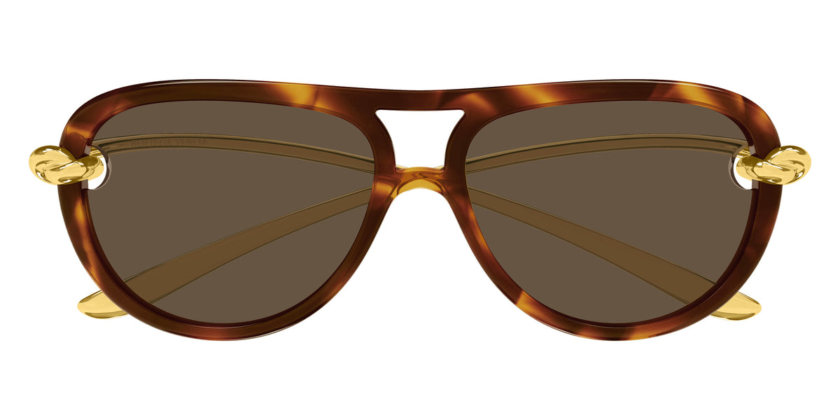 Bottega Veneta BV1418S 007 58 - Havana/Gold / Brown #id:bv1418s007_s:100100