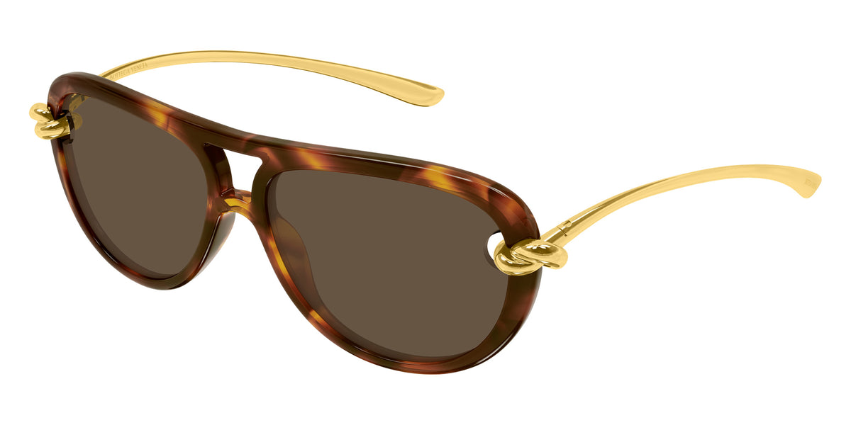 Bottega Veneta BV1418S 007 58 - Havana/Gold / Brown #id:bv1418s007_s:100105