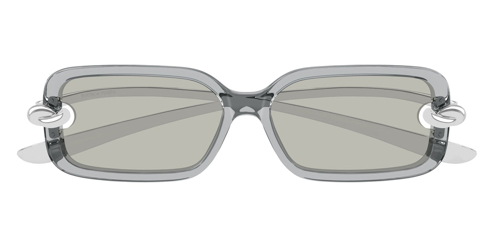 Bottega Veneta BV1439S 004 56 - Gray/Silver / Gray #id:bv1439s004_s:104100