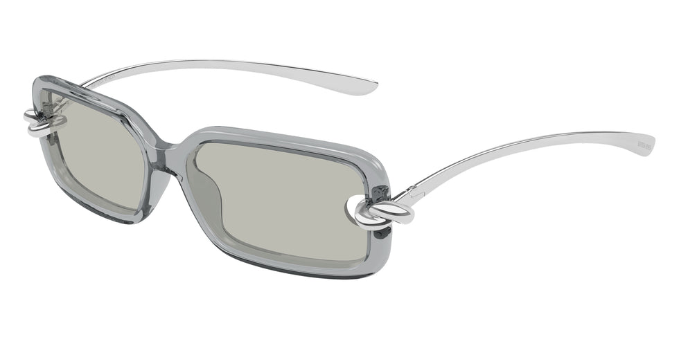 Bottega Veneta BV1439S 004 56 - Gray/Silver / Gray #id:bv1439s004_s:104105