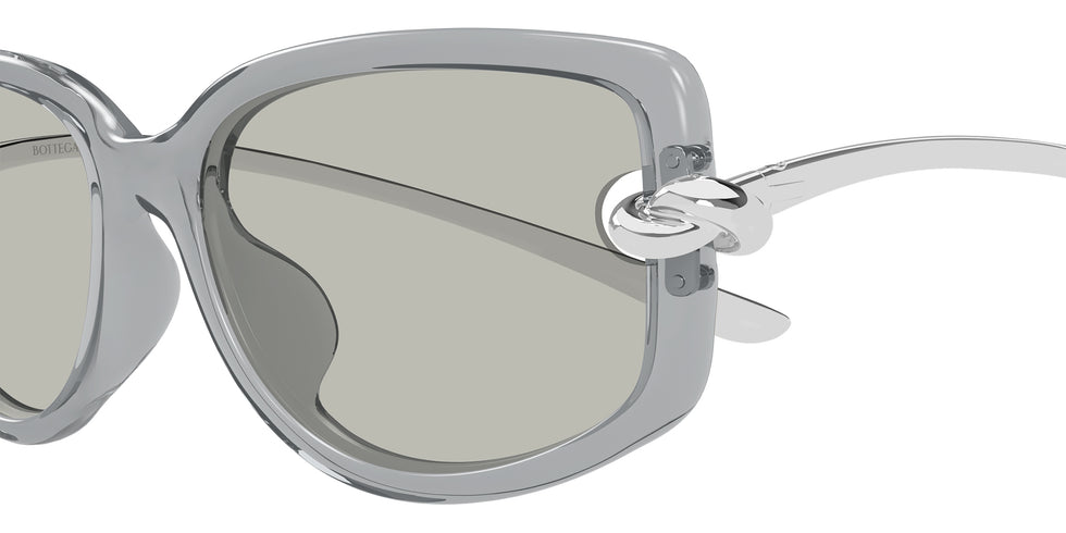 Bottega Veneta BV1440SA 004 59 - Gray/Silver / Gray #id:bv1440sa004_s:102110