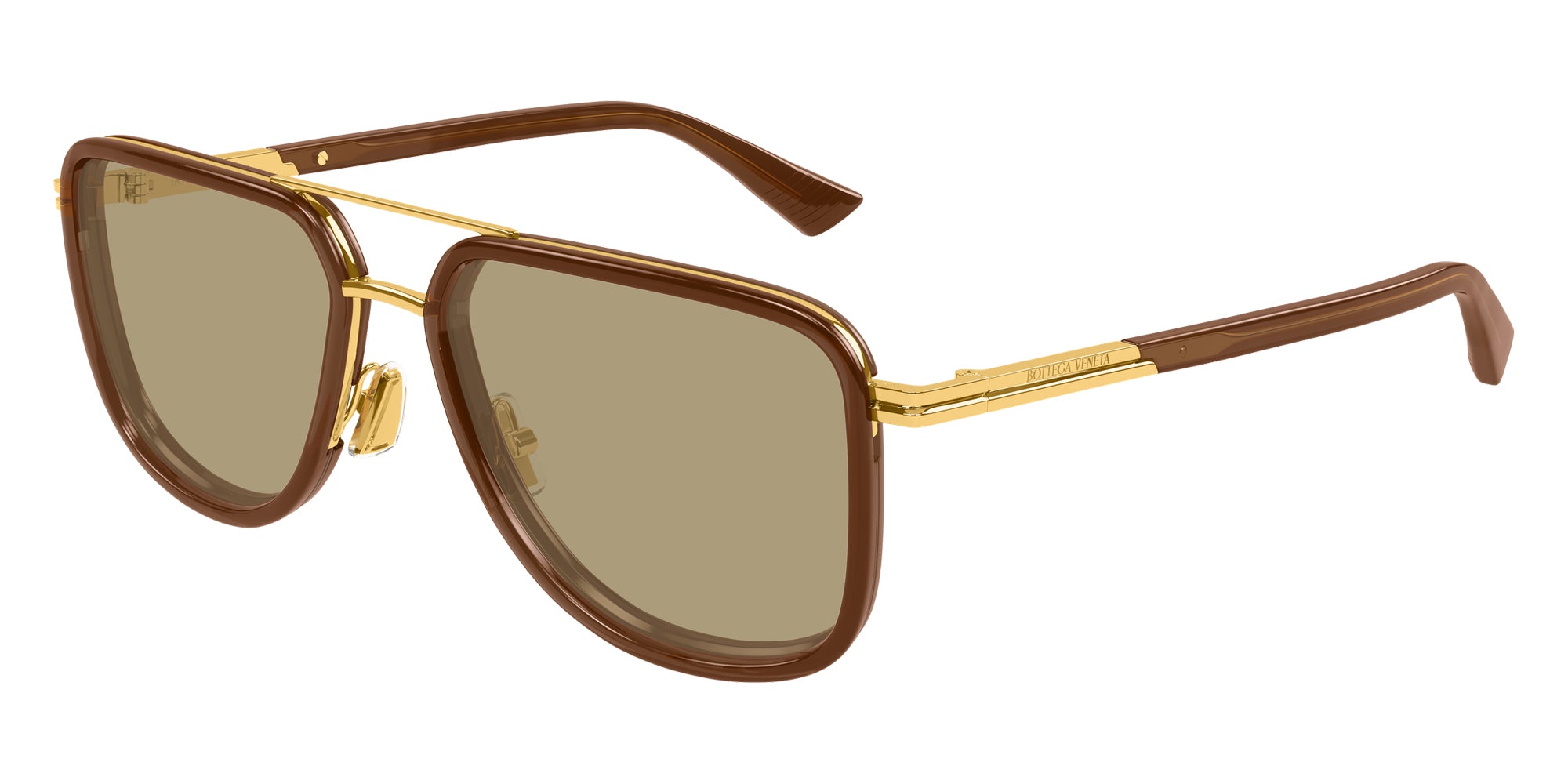 Bottega Veneta BV1463S 003 56 - Gold / Brown #id:bv1463s003_s:102105