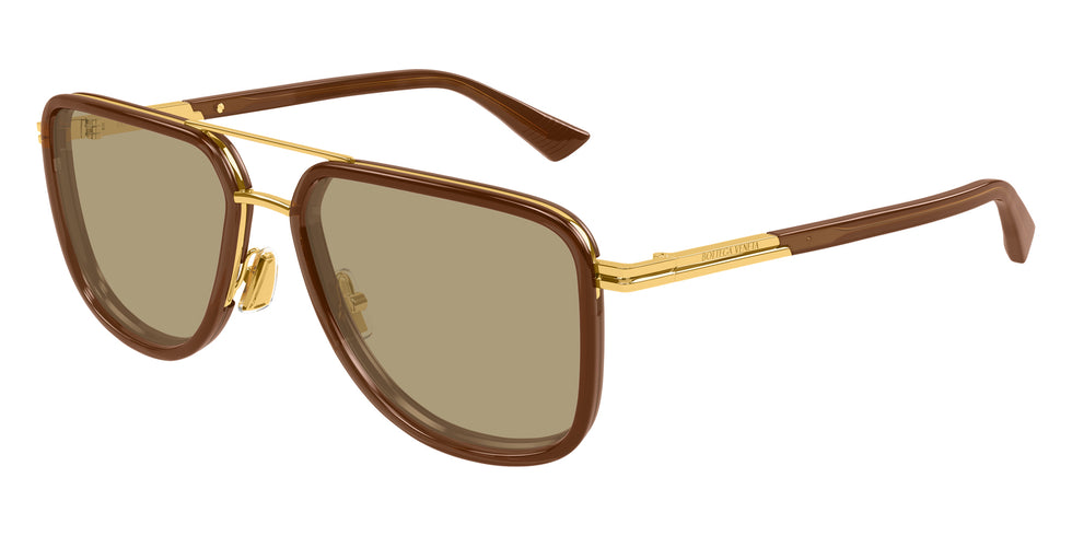 Bottega Veneta BV1463S 003 56 - Gold / Brown #id:bv1463s003_s:102105