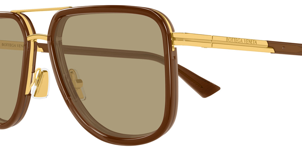 Bottega Veneta BV1463S 003 56 - Gold / Brown #id:bv1463s003_s:102110