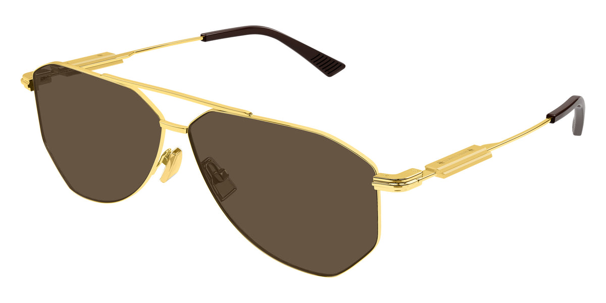 Bottega Veneta BV1508S 002 60 - Gold / Brown #id:bv1508s002_s:100105