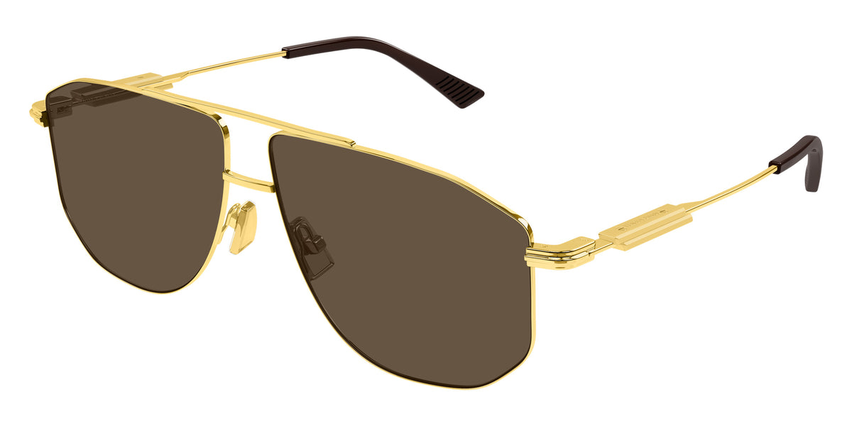 Bottega Veneta BV1509S 002 59 - Gold / Brown #id:bv1509s002_s:102105