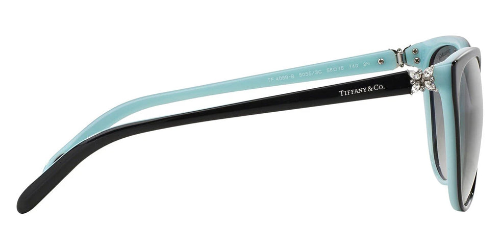 TIFFANY TF4089B 80553C 58 - Black on TIFFANY Blue / Gray Gradient