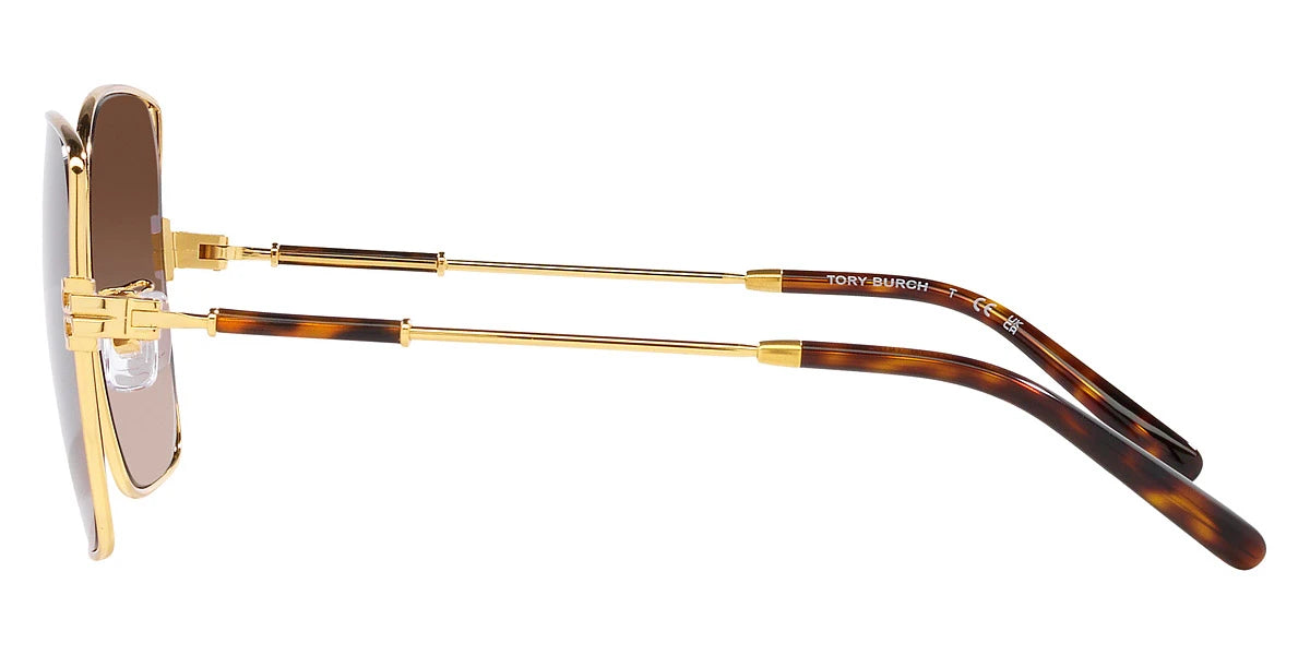 Tory Burch TY6097 331613 55 - Gold / Light Brown Gradient Dark Brown