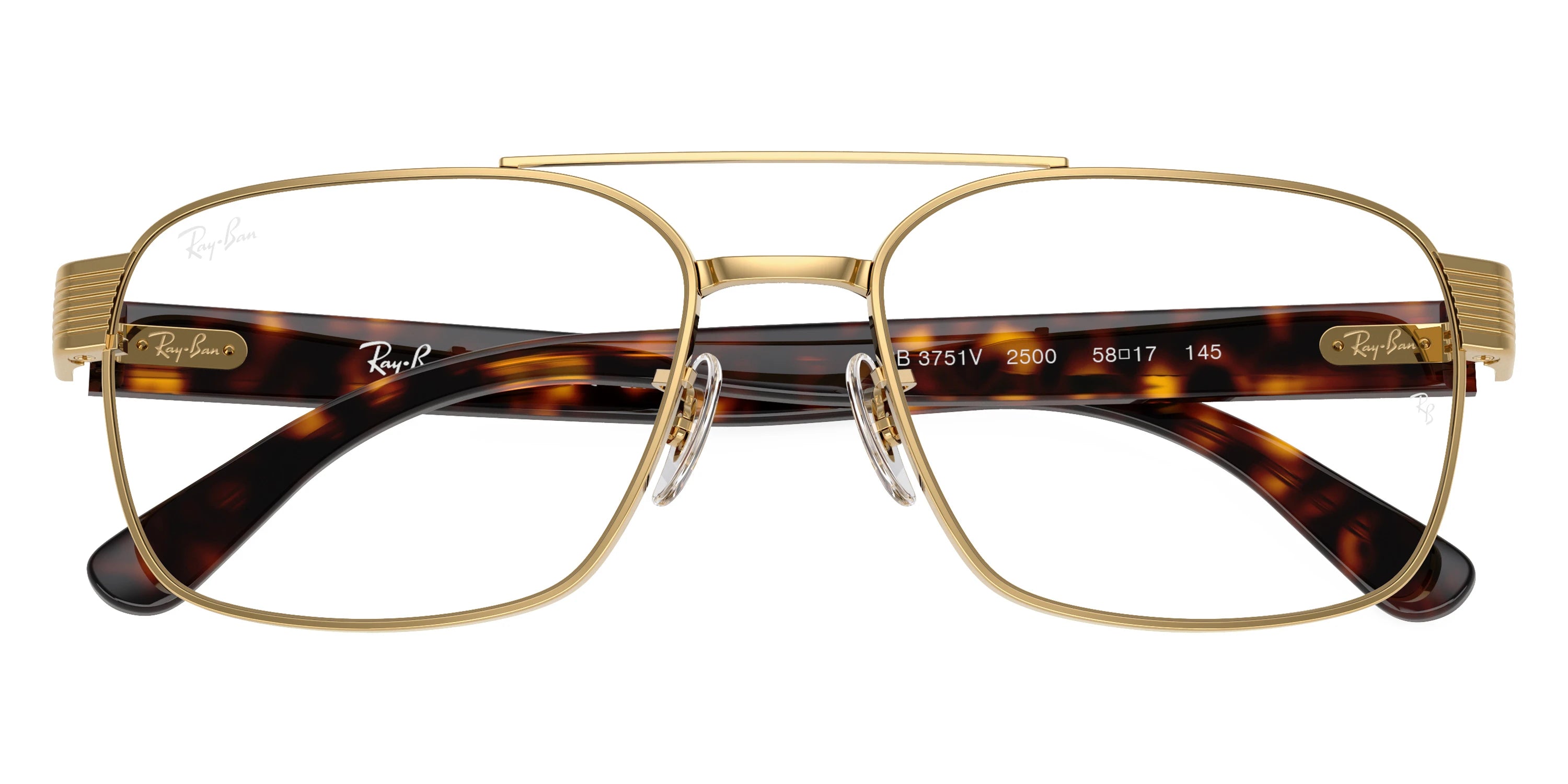 Ray-Ban RX3751V 2500 56 - Arista Gold/Havana