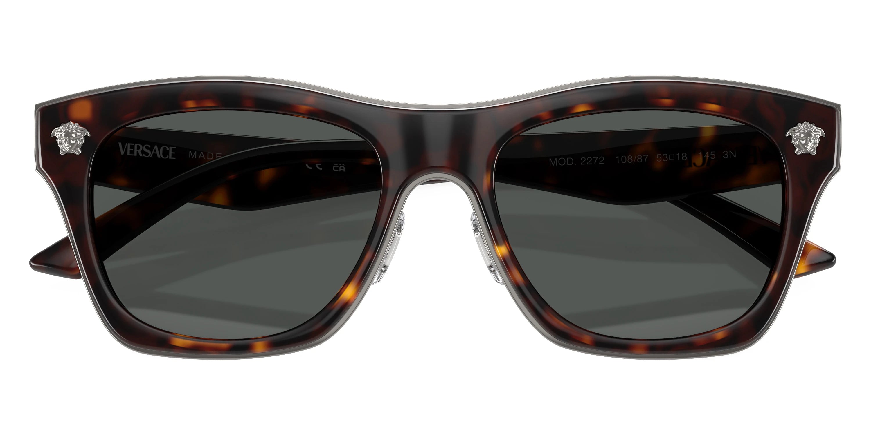 VERSACE VE2272 108/87 53 - Havana / Dark Gray