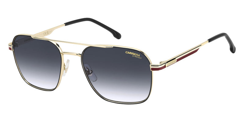 Carrera CA 379/S/US 0W3J08 57 - Gold Striped Red #id:ca379sus0w3j08_s:104105