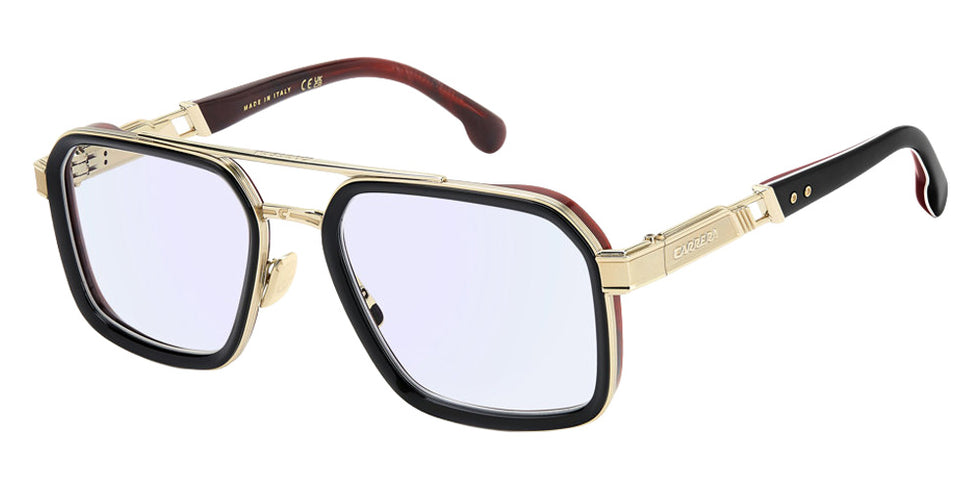 Carrera CA TITANIO 02 0N8L2Y 57 - Black Red Horn / Blue Mirrored #id:catitanio020n8l2y_s:102105