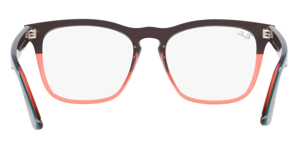 Ray-Ban RX4487VF 8194 54 - Dark Green on Transparent Light Red