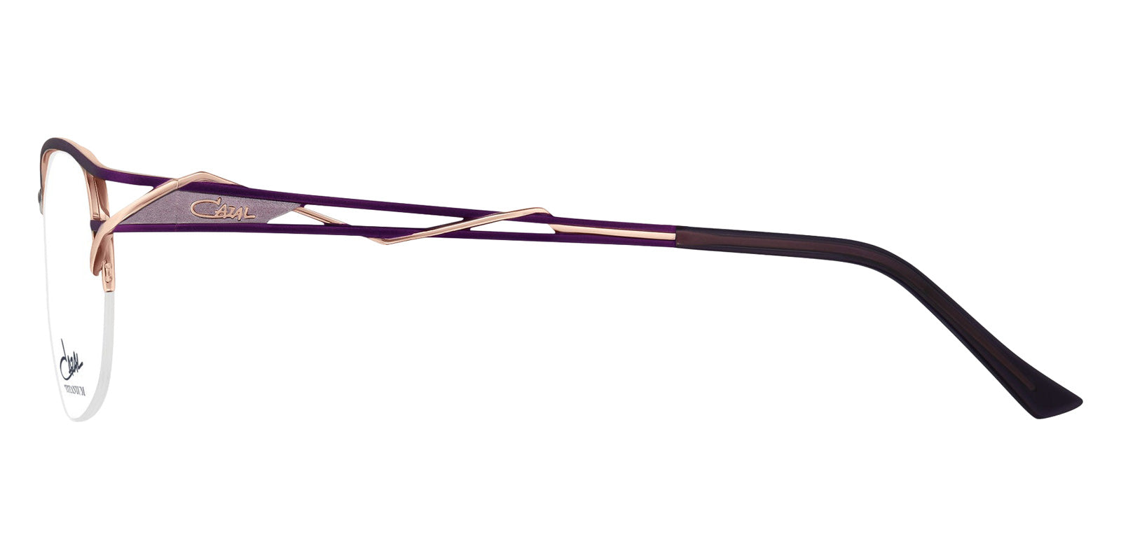 Cazal 1297 004 53 - Fuchsia-Rosegold #id:caz1297004_s:106110