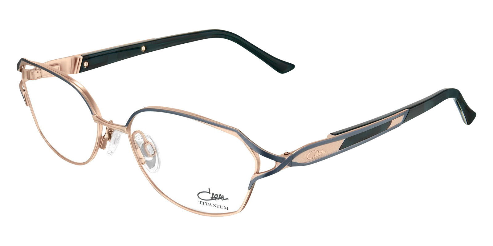 Cazal 1298 004 54 - Moss Green-Rosegold #id:caz1298004_s:106105