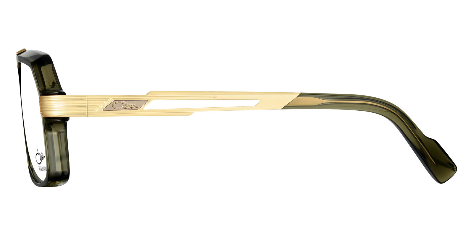 Cazal 6034 004 60 - Khaki-Gold #id:caz6034004_s:100110