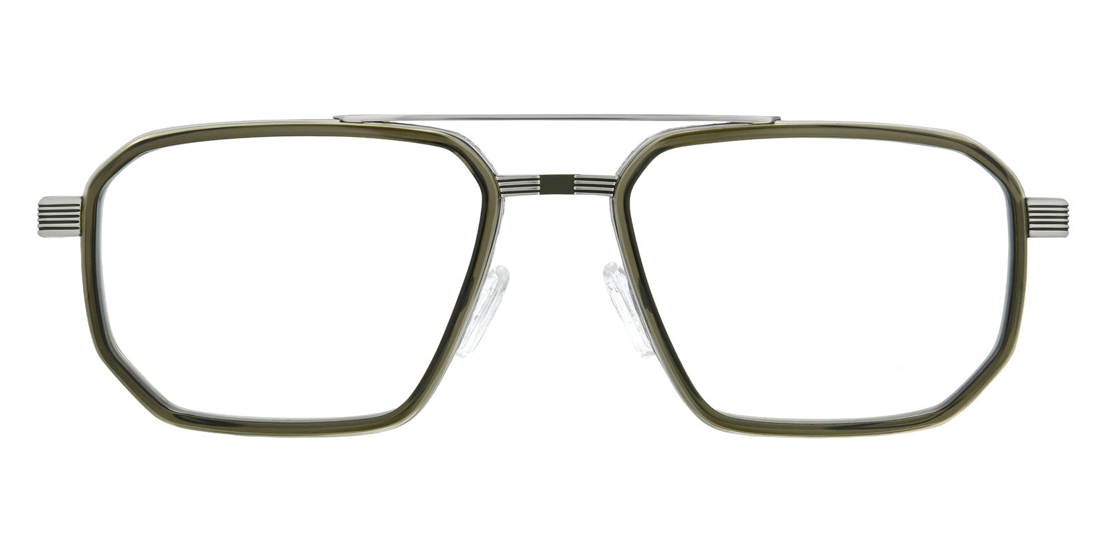 Cazal 6036 004 55 - Khaki-Silver #id:caz6036004_s:100100