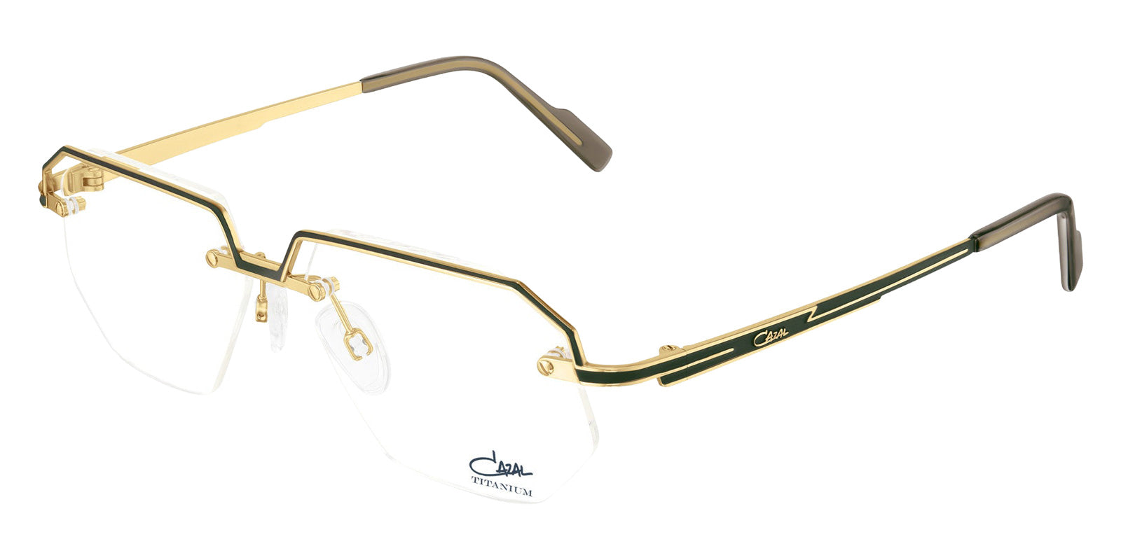 Cazal 7117 002 54 - Khaki-Gold #id:caz7117002_s:102105