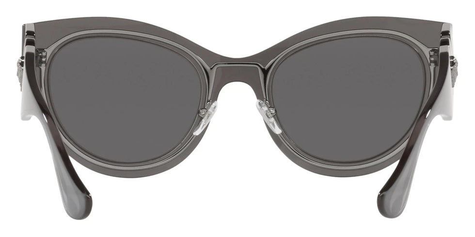 VERSACE VE2234 10016G 53 - Transparent Gray Mirror Silver / Light Gray Mirrored Silver