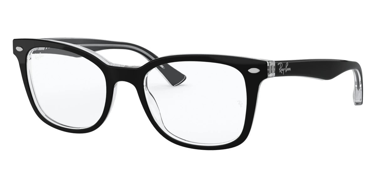 Ray-Ban RX5285 2034 53 - Black On Transparent