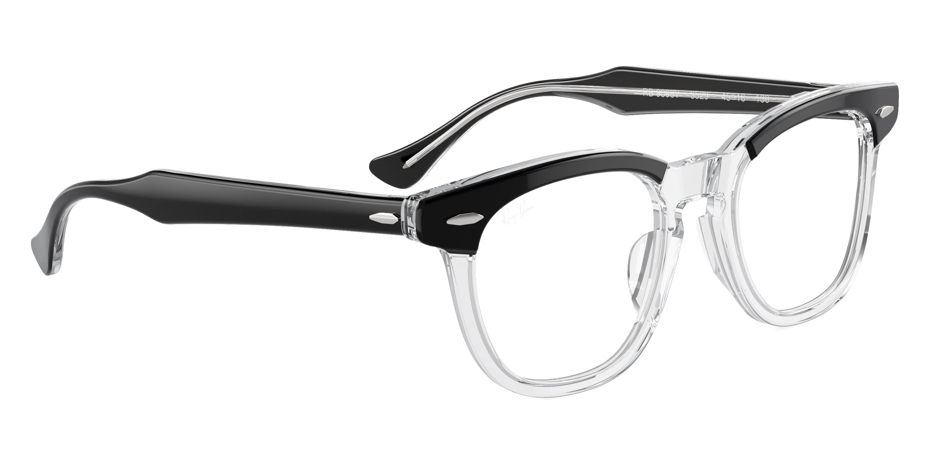 Ray-Ban RY9098V 3529 43 - Black on Transparent