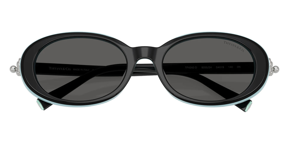 TIFFANY TF4242D 8055S4 54 - Black on Tiffany Blue / Dark Gray