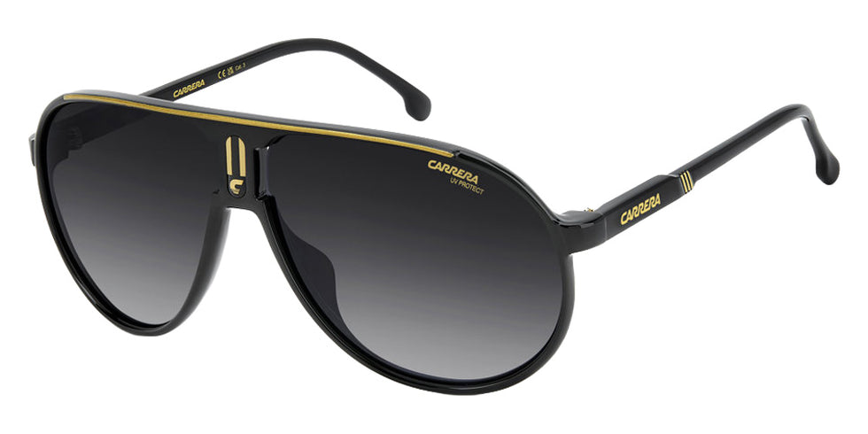 Carrera CHAMPION/S 02M29O 62 - Black Gold / Dark Gray Shaded #id:champions02m29o_s:100105